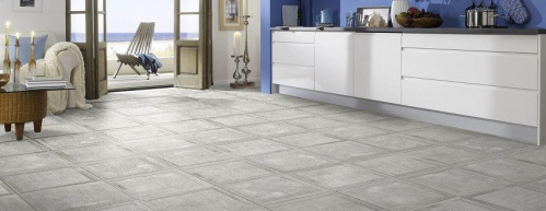 Керамогранит Absolut keramika Newcastle Decor Grey вид 1 из микса декор 45х45